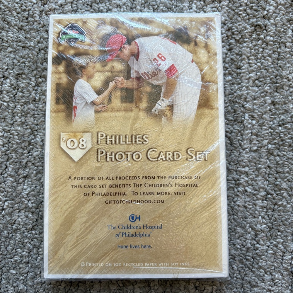 Phillies World Series 2008 Photo Cards